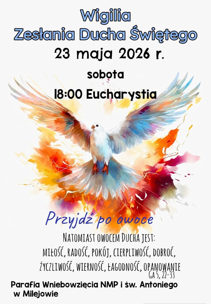 Wigilia Zesłania Ducha Świętego
